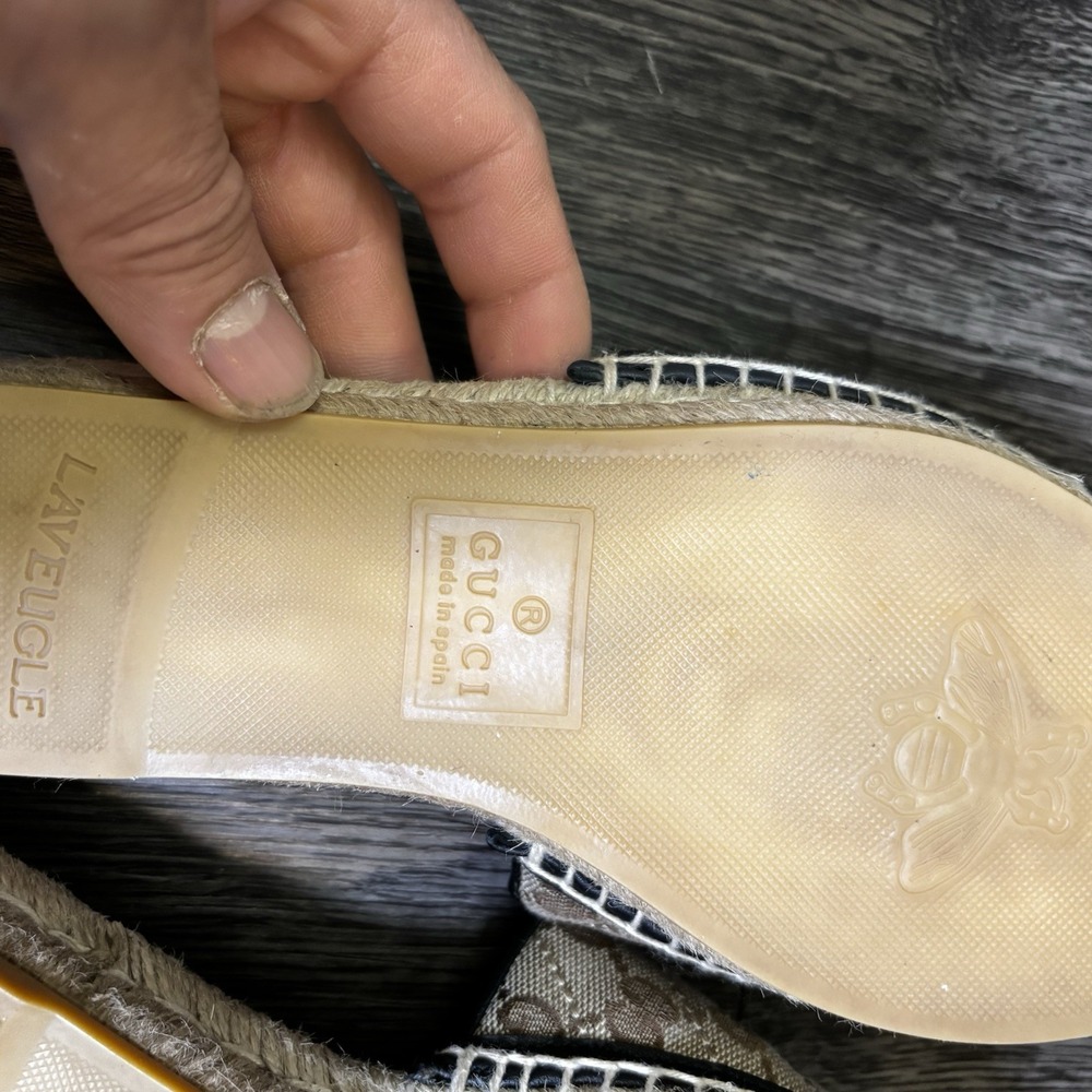 Gucci GG Canvas Espadrilles EU 37 1/2 - Picture 11 of 15